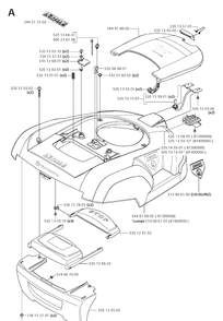 Part Location Diagram of 510096701 Husqvarna 