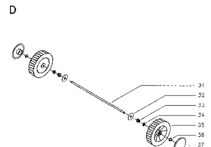 Part Location Diagram of 515116041 Husqvarna Lock ring