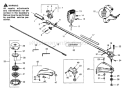 Part Location Diagram of 530014222 Paramount Handle Assembly