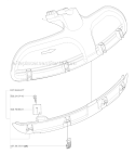 Guards Diagram and Parts List for 333R 2005-06 Husqvarna Brush Cutter