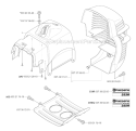 Cover Diagram and Parts List for 333R 2005-06 Husqvarna Brush Cutter