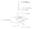 Handle Diagram and Parts List for 333R 2006-10 Husqvarna Brush Cutter