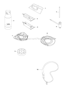 Accessories 1 Diagram and Parts List for 333R 2008-10 Husqvarna Brush Cutter