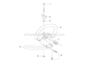 Fuel Tank Diagram and Parts List for 333R 2008-10 Husqvarna Brush Cutter