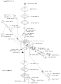 Page C Diagram and Parts List for 334T 334 T 2003-05 Husqvarna Chainsaw