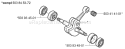 Page G Diagram and Parts List for 334T 334 T 2003-05 Husqvarna Chainsaw