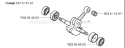 Page F Diagram and Parts List for 334T 334 T 2005-03 Husqvarna Chainsaw