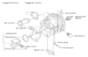 Page J Diagram and Parts List for 334T 334 T 2006-01 Husqvarna Chainsaw