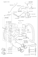 Page M Diagram and Parts List for 334T 334 T 2006-01 Husqvarna Chainsaw
