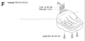 Part Location Diagram of 503821701 Husqvarna Screen