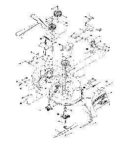 Part Location Diagram of 596016903 Husqvarna Bracket, rear, deck, upstop, rh