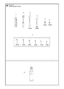 Tools Diagram and Parts List for WS440HF (00000008382 - 20134408468)(2012-07) Husqvarna Circular Saw