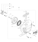 Starter 1 Diagram and Parts List for 335FR 2008-10 Husqvarna Brush Cutter