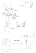 Harness Diagram and Parts List for 335RJX 2006-10 Husqvarna Brush Cutter