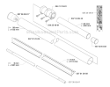 Shaft Diagram and Parts List for 335RJX 2006-10 Husqvarna Brush Cutter