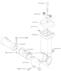 Tower Diagram and Parts List for 335RJX 2006-10 Husqvarna Brush Cutter