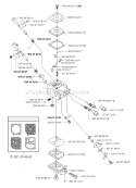 Carburetor Diagram and Parts List for 335RJX 2006-10 Husqvarna Brush Cutter