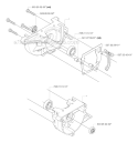 Crankcase Diagram and Parts List for 335RJX 2006-10 Husqvarna Brush Cutter