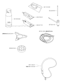 Accessories Diagram and Parts List for 335RJX 2007-01 Husqvarna Brush Cutter