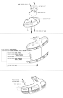 Guards Diagram and Parts List for 335RJX 2007-01 Husqvarna Brush Cutter