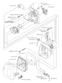 Carburetor  Air Filter Diagram and Parts List for 335RJX 2007-01 Husqvarna Brush Cutter