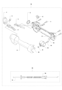 Throttle Controls Diagram and Parts List for 335RJX 2008-10 Husqvarna Brush Cutter