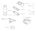 Accessories Diagram and Parts List for 335RX 2005-06 Husqvarna Brush Cutter