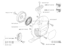 Starter Diagram and Parts List for 335RX 2005-06 Husqvarna Brush Cutter