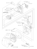 Carburetor  Air Filter Diagram and Parts List for 335RX 2005-06 Husqvarna Brush Cutter