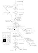 Carburetor Details Diagram and Parts List for 335RX 2005-06 Husqvarna Brush Cutter