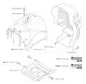 Cover Diagram and Parts List for 335RX 2005-06 Husqvarna Brush Cutter