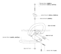 Handle Diagram and Parts List for 335RX 2006-10 Husqvarna Brush Cutter