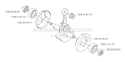 Crankshaft Diagram and Parts List for 335RX 2006-10 Husqvarna Brush Cutter
