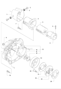 Clutch Diagram and Parts List for 335RX 2008-10 Husqvarna Brush Cutter