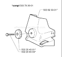 Page L Diagram and Parts List for 335XPT 335 XPT 1999-03 Husqvarna Chainsaw