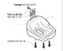Page G Diagram and Parts List for 335XPT 335 XPT 1999-03 Husqvarna Chainsaw
