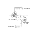 Page E Diagram and Parts List for 335XPT 335 XPT 2001-05 Husqvarna Chainsaw