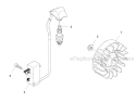 Ignition System Diagram and Parts List for 336FRD 2011-02 Husqvarna Brush Cutter