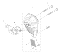 Muffler Diagram and Parts List for 336FRD 2011-02 Husqvarna Brush Cutter