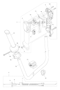 Throttle Controls Diagram and Parts List for 336FRD 2011-02 Husqvarna Brush Cutter