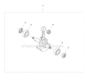Crankshaft Diagram and Parts List for 336FRD 2011-02 Husqvarna Brush Cutter