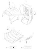 Cylinder Cover Diagram and Parts List for 336FR 2011-02 Husqvarna Brush Cutter