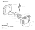 Page M Diagram and Parts List for 336 2005-03 Husqvarna Chainsaw