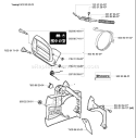 Page D Diagram and Parts List for 338XPT 338 XPT 2003-11 Husqvarna Chainsaw