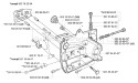 Page F Diagram and Parts List for 338XPT 338 XPT 2003-11 Husqvarna Chainsaw
