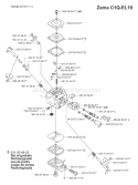 Page A Diagram and Parts List for 338XPT 338 XPT 2004-01 Husqvarna Chainsaw