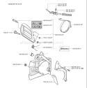 Page C Diagram and Parts List for 334T 334 T 2004-01 Husqvarna Chainsaw