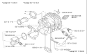 Page J Diagram and Parts List for 338XPT 338 XPT 2005-03 Husqvarna Chainsaw