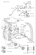 Page M Diagram and Parts List for 338XPT 338 XPT 2005-03 Husqvarna Chainsaw
