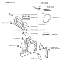 Page C Diagram and Parts List for 338XPT 338 XPT 2005-03 Husqvarna Chainsaw